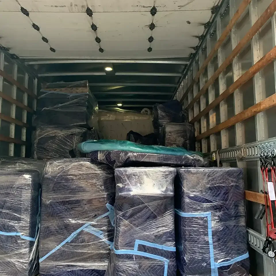 Contents Wrapped on Truck
